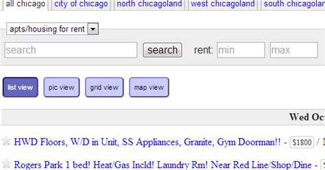 Craigslist Apartments Chicago