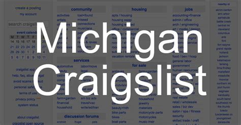 Craigslist Northern Mi: Shop Local, Save Local, Support Local!