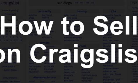 Craigslist for Beginners: A Comprehensive Guide to Navigating the Site