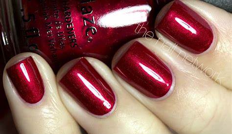 Cranberry Red Blouse, Emerald Nails: Bold Winter Look For Black Queens