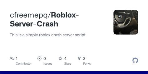 Crash server script roblox - WRD Community