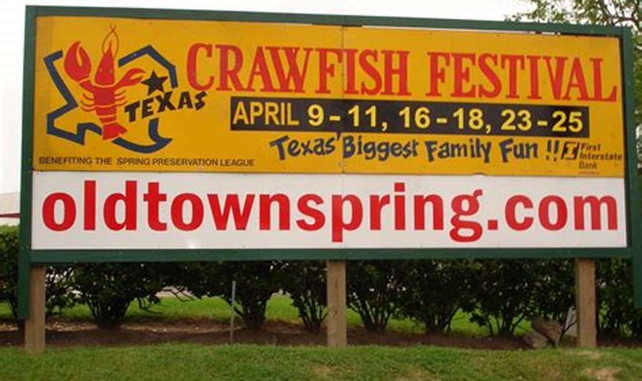Crawfish Festival Old Town Spring 2024