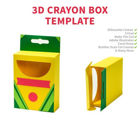 Crayola Crayon Box Template