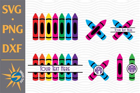 Download Crayon, Crayon Monogram Files DXF Files