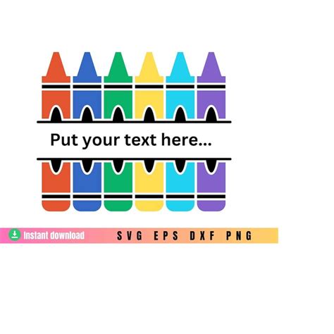 Download Crayon, Crayon Monogram Files For Crafts