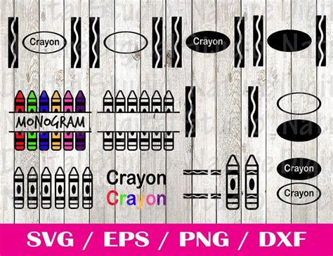 Download Crayon Bundle Commercial Use DXF Files