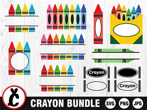 Download Crayon Bundle Commercial Use For Crafts