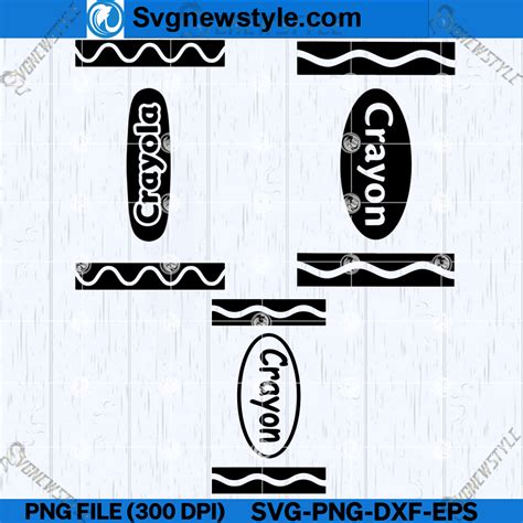 Download Crayon Bundle Creativefabrica DXF Files