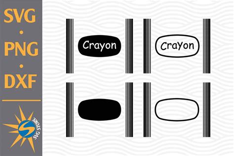 Download Crayon Label Commercial Use DXF Files