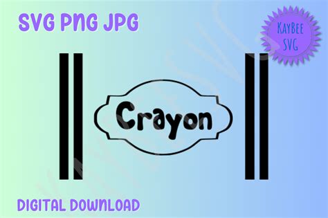 Download Crayon Label Cut Files