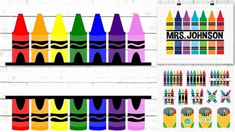 Download Crayons Files For Crafts