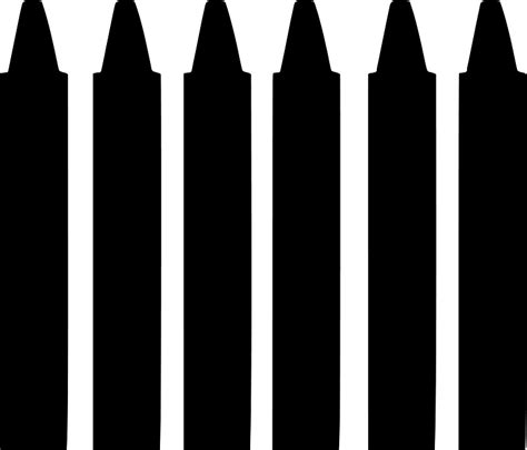Download Crayons Silhouette