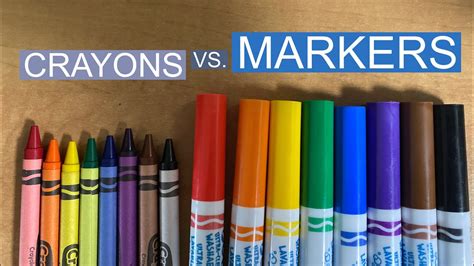 Crayons vs. Markers vs. Paint