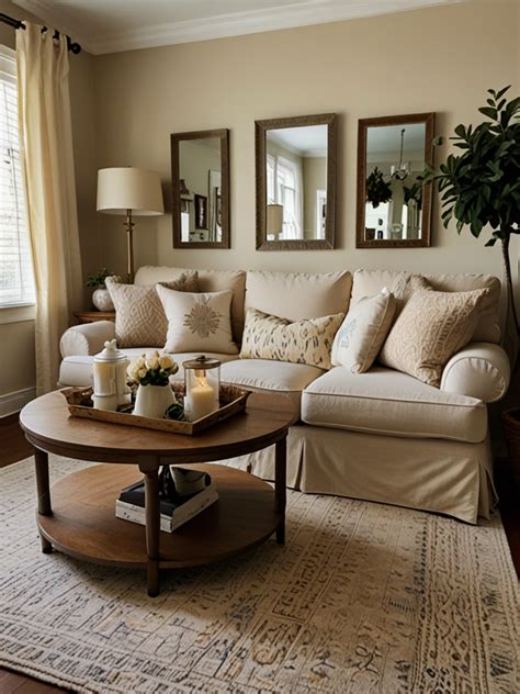 Cream Couch Living Room