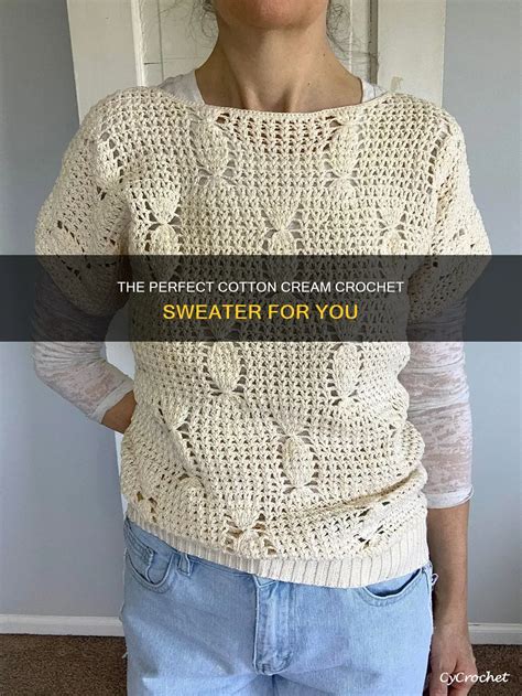 Cream Crochet Sweater