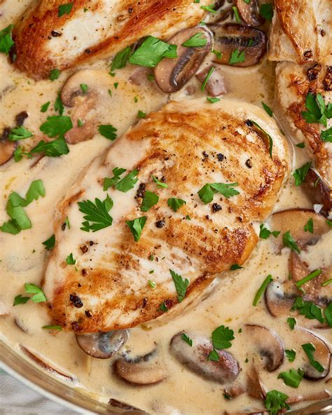 Creamy Mushroom Chicken Recipe