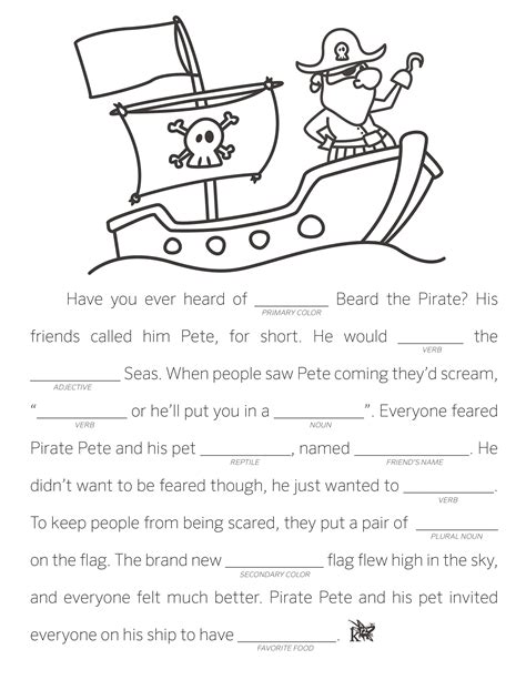 Create A Fill In The Blank Worksheet