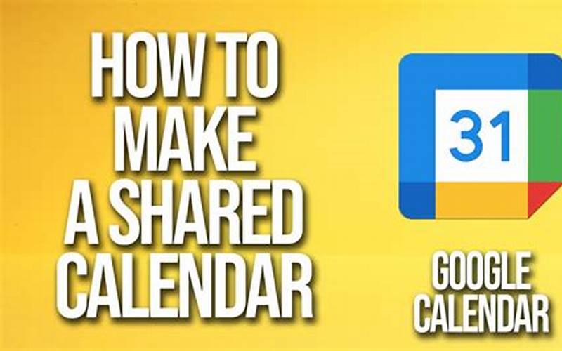 Create A Shared Calendar Google Calendar