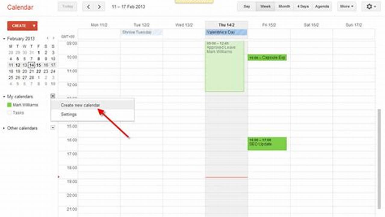 Create A Shared Calendar In Gmail