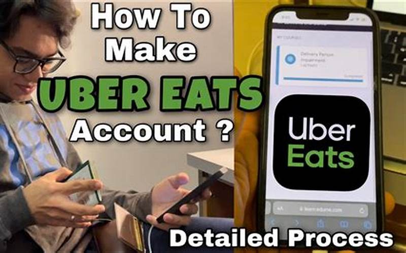 Create An Account On Uber Eats