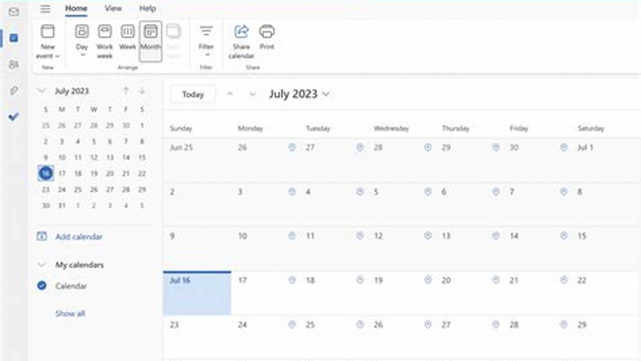 Create And Share Calendar