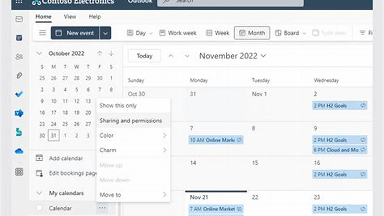 Create Calendar In Exchange 2025