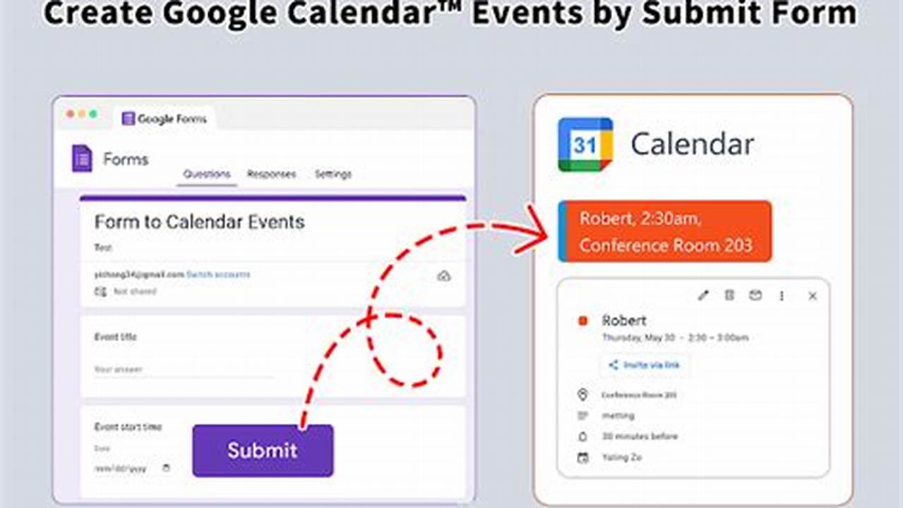 Create Google Calendar Event From Form