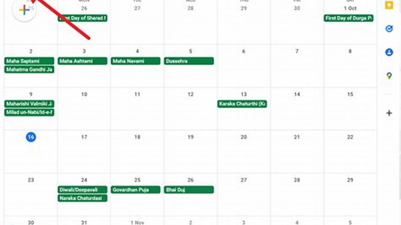 Create Google Shared Calendar