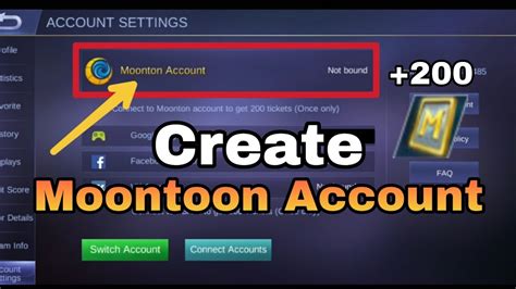 How to create moonton account on Mobile Legends YouTube