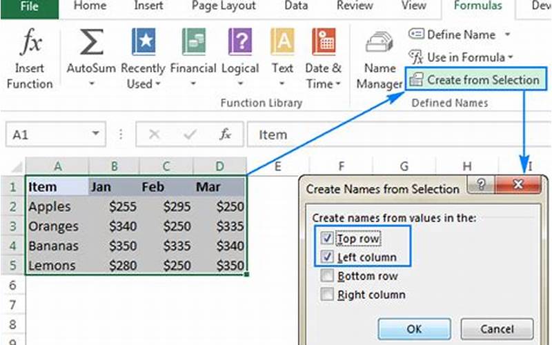 Create Name Excel
