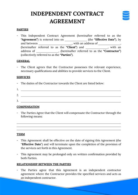 Create A Contract Template
