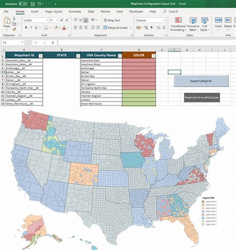 Create A Map Chart In Excel