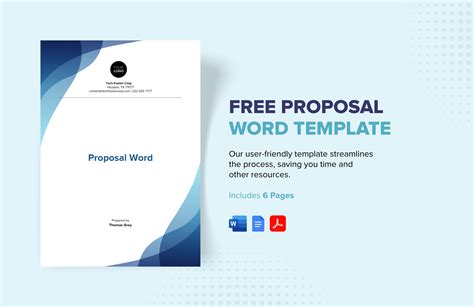 Create A Proposal Template In Word