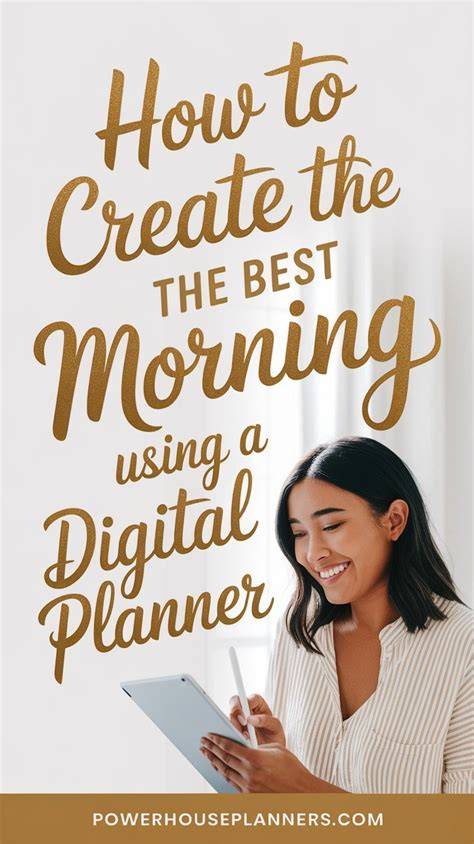 Create A Routine With Your Digital Planner