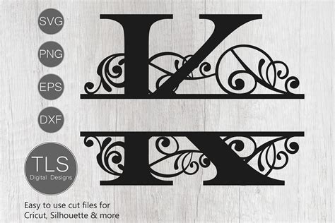 Create Amazing Monogram Designs Instantly with K Split Monogram SVG Free!