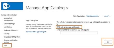Create App Catalog Sharepoint 2013 Powershell