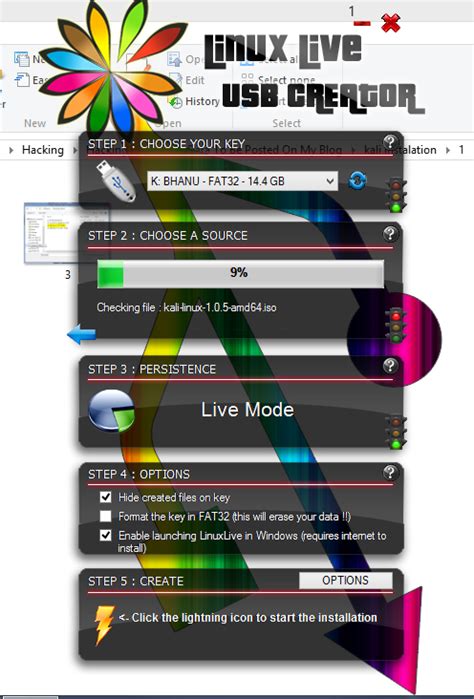 Create Bootable Kali Linux Live USB on Windows