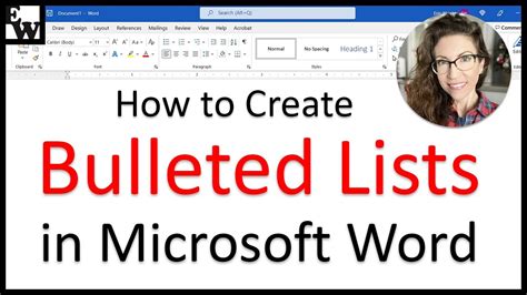 Create Bulleted Lists