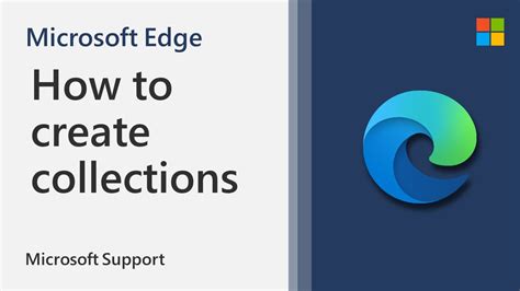 Create Collections in Microsoft Edge