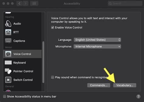Create Custom Voice Commands &amp; Vocabulary on Mac