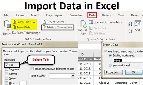 Create Excel Template To Import Data