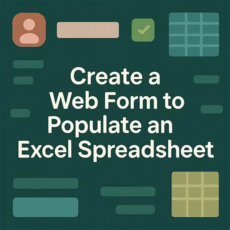 Create Form To Populate Excel Spreadsheet