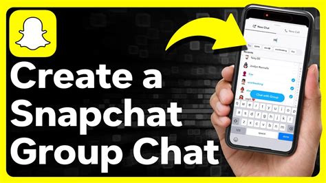 Create Group Chat on Snapchat