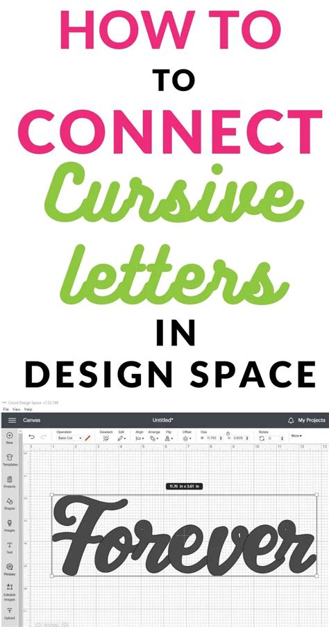 Create Perfectly Connected Cursive Fonts with Cricut Today!