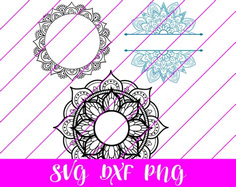 Create Unique Designs Instantly with Mandala Monogram Svg Download!
