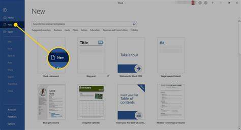 Create Word Templates