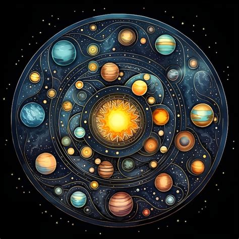 Create Your Own Cosmic Masterpiece: Design Your Own Outer Space Mandala!