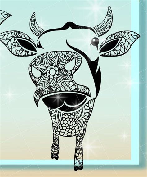 Create Your Own Masterpiece with Cow Mandala SVG Free!
