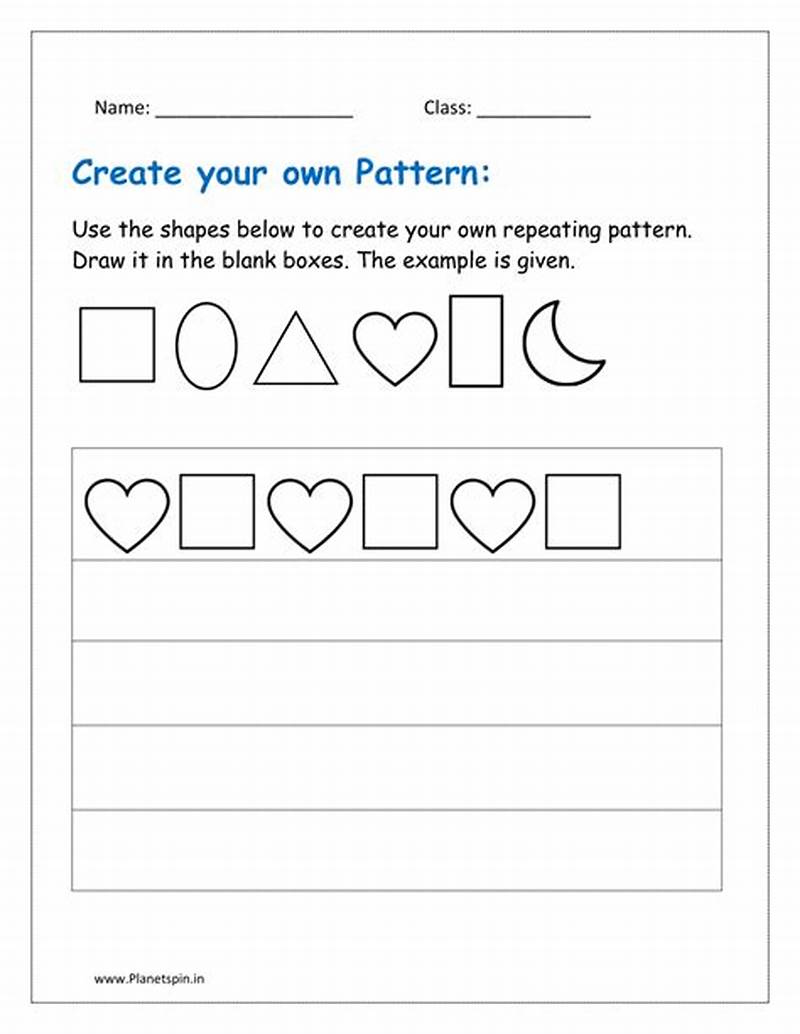 Create Your Own Pattern Using Shapes