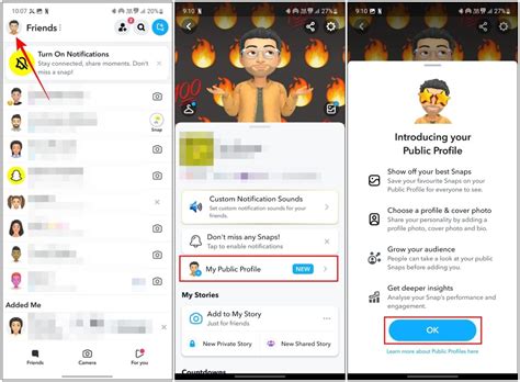 Create Your Snapchat Public Profile